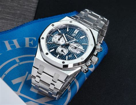 audemars piguet 41mm blue dial|audemars piguet royal oak blue.